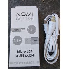 Дата кабель FLORENCE microUSB 1m 2A Black (FL-2110-KM)