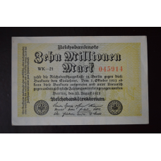 Німеччина 10000000 марок(10 мільйонів) 1923 р(Р-1)5