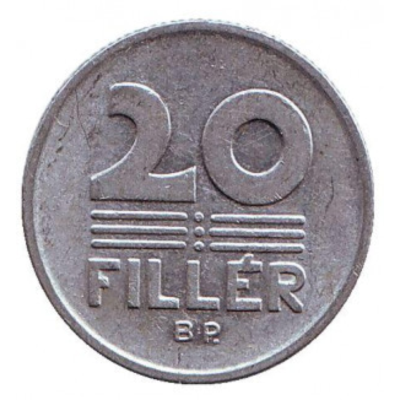 Монета 20 філлерів. 1984.69,79 рік, Угорщина.(АЕ) Монета 20 філлерів. 1984.69,79 рік, Угорщина.(АЕ)