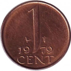 1 цент. 1979 рік, Нідерланди. UNC