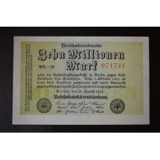 Німеччина 10000000 марок(10 мільйонів) 1923 р(Р-1)3