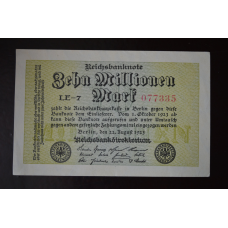 Німеччина 10000000 марок(10 мільйонів) 1923 р(Р-1)2