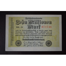 Німеччина 10000000 марок(10 мільйонів) 1923 р(Р-1)4