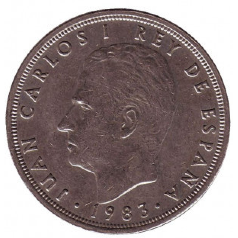 Хуан Карлос I. Монета 50 песет. 1957-83 рік, Іспанія. (Г)