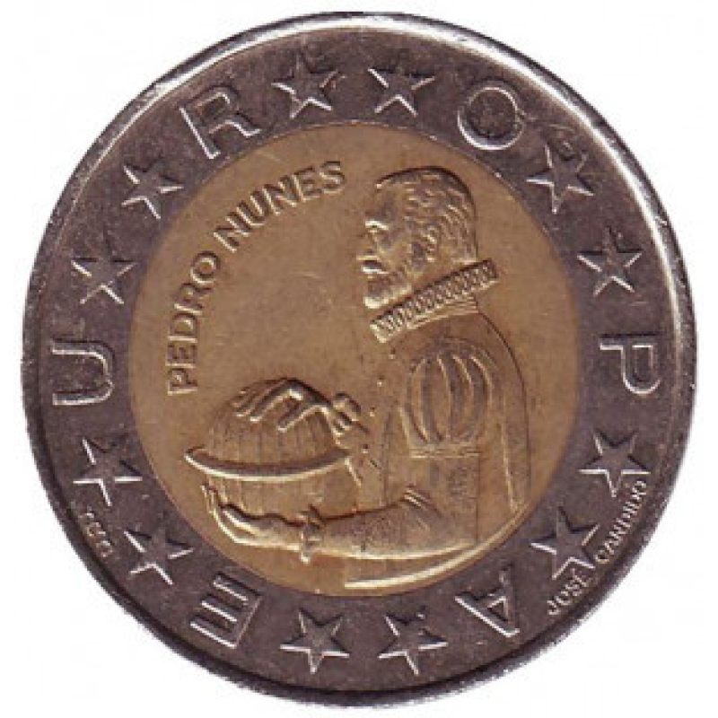 Педру Нуниш. Монета 100 ескудо. 1990,92 рік, Португалія.(Г) Педру Нуниш. Монета 100 ескудо. 1990,92 рік, Португалія.(Г)