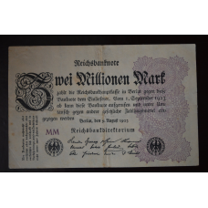 Німеччина 2000000 марок (2 мільйони) 1923 р (Р-1) 3