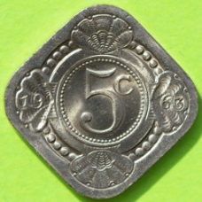 Нідерландські Антіли 5 центів 1957,63 рік