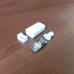 Штекер micro USB 5pin, під шнур, бакеліт, білий