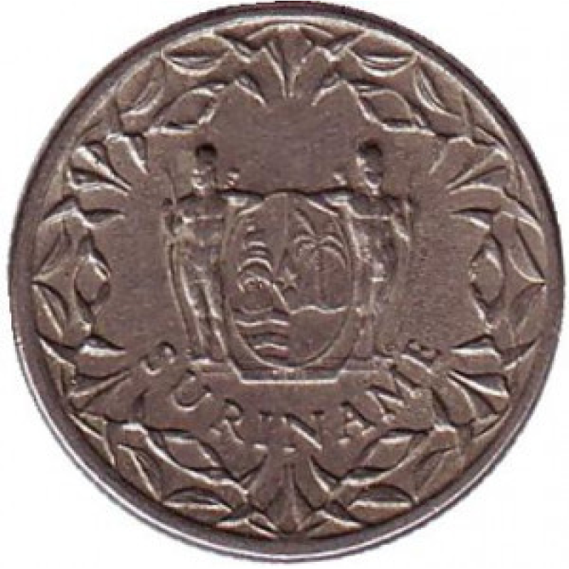 Монета 10 центів. 1966,74,78,87,88 рік, Сурінам.(БК) Монета 10 центів. 1966,74,78,87,88 рік, Сурінам.(БК)