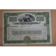 Акція. США. 1937 рік №0324 (Р-1.6)