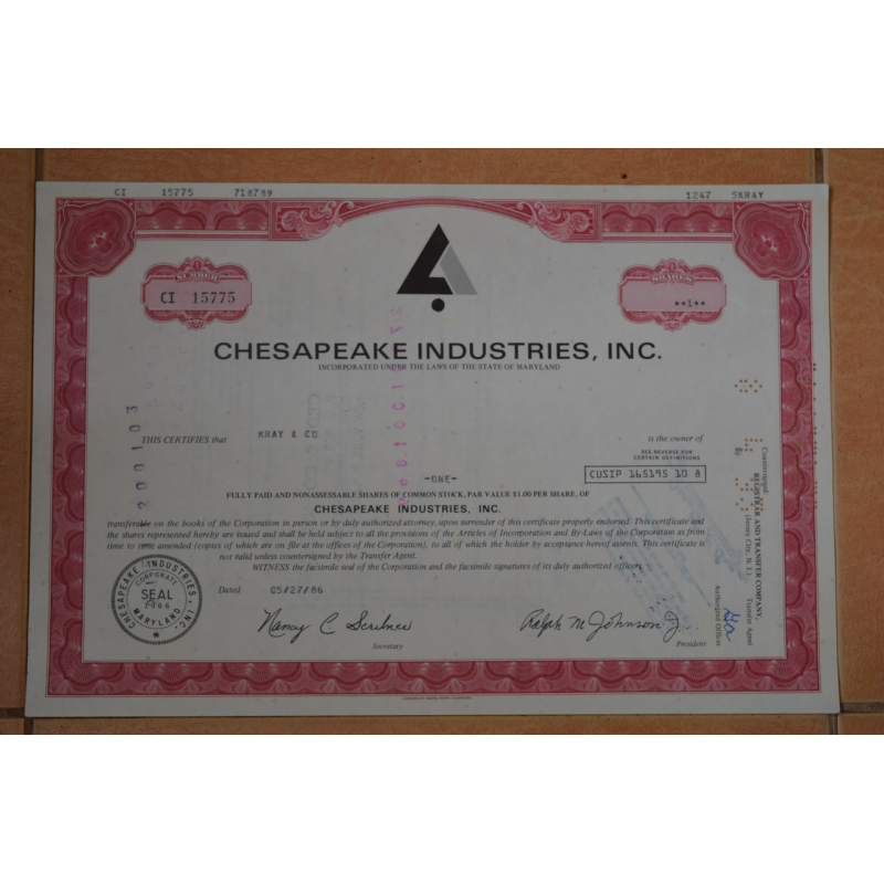 Акція. США. 1986 рік №15775 (М-1.46) Акція. США. 1986 рік №15775 (М-1.46)