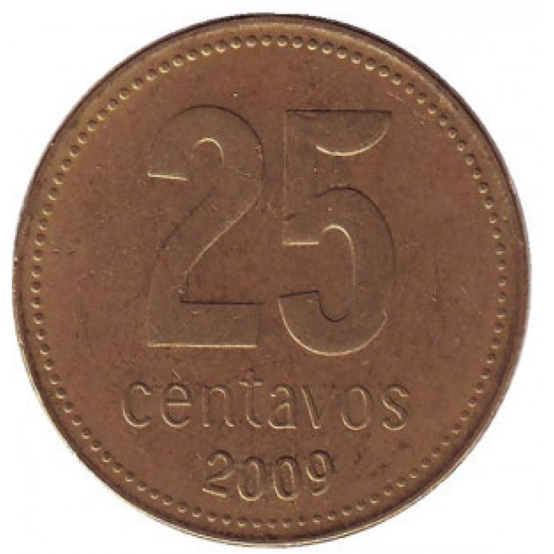 Ратуша Буенос-Айреса. Монета 25 сентаво. 2009,10 рік, Аргентина..(АМ) Ратуша Буенос-Айреса. Монета 25 сентаво. 2009,10 рік, Аргентина..(АМ)