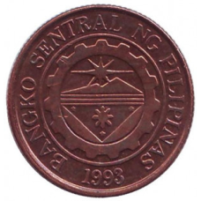 Монета 10 сентимо. 1995 рік, Філіппіни. (БГ)