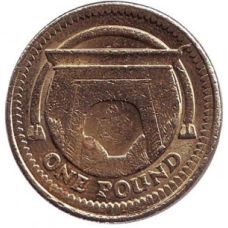 Міст «Єгипетська арка». Монета 1 фунт. 2006 рік, Великобританія.