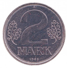 Монета 2 марки. 1982 рік, НДР. (Г)