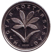 Монета 2 форинти. 2006,04,07,1996 рік, Угорщина. (АЕ)
