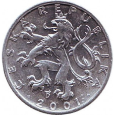 Монета 50 гелерів. 2001,1993,95 рік, Чехія.(АС)