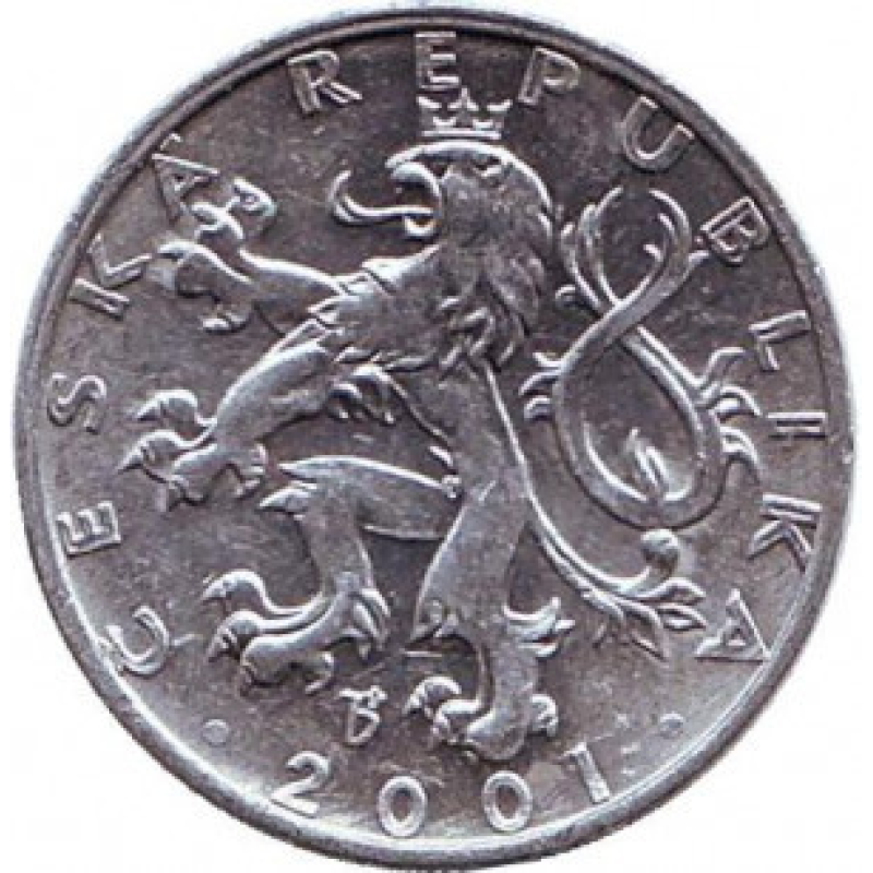Монета 50 гелерів. 2001,1993,95 рік, Чехія.(АС) Монета 50 гелерів. 2001,1993,95 рік, Чехія.(АС)