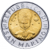Монета 500 літрів. 1996 рік, Сан-Маріно.UNC