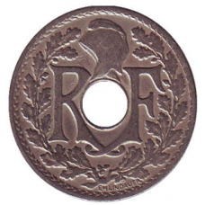 10 сантимів. 1918-38 рік, Франція.