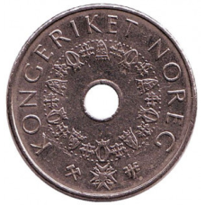 Монета 5 крон. 2000 рік, Норвегія.(БД)