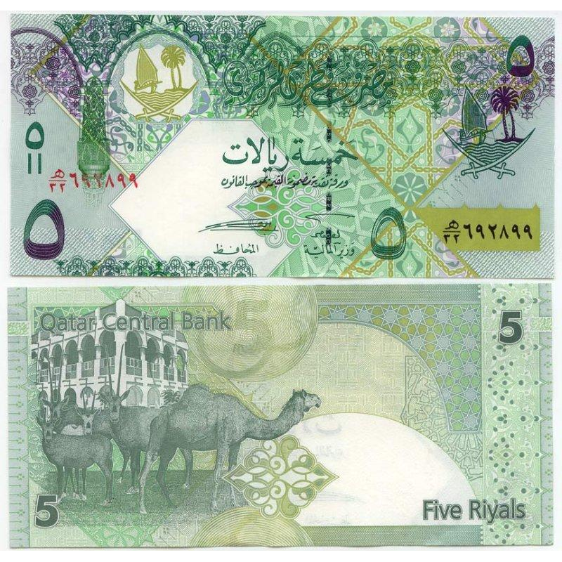 Катар / Qatar 5 Riyals (2008) Pick 29 UNC Катар / Qatar 5 Riyals (2008) Pick 29 UNC