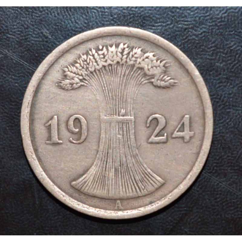 Німеччина 2 пфенинга 1924 рік A (АП) Німеччина 2 пфенинга 1924 рік A (АП)