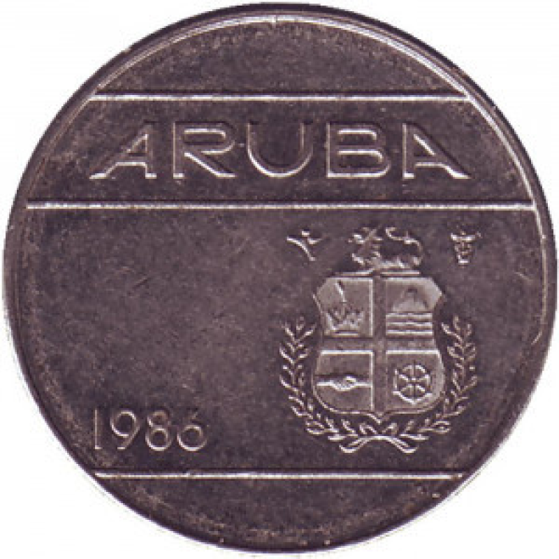 Монета 10 центів. 1986,87,88 рік, Аруба.(у холдере) Монета 10 центів. 1986,87,88 рік, Аруба.(у холдере)