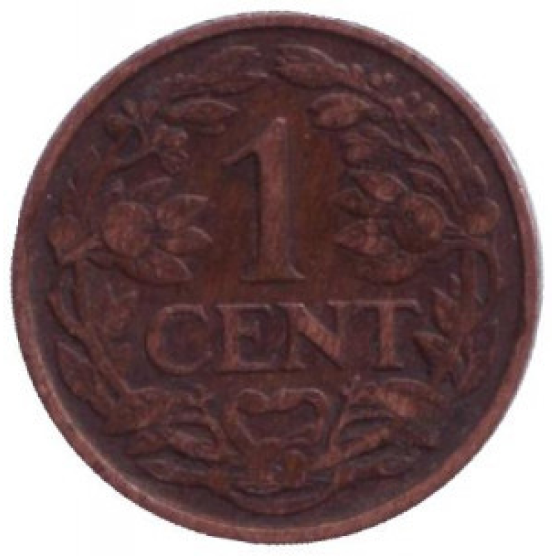Монета 1 цент. 1918,25,27,28 рік, Нідерланди. Монета 1 цент. 1918,25,27,28 рік, Нідерланди.