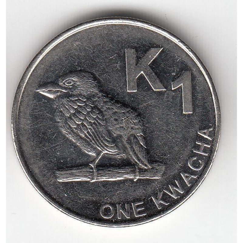Zambia Замбія 1 Kwacha 2014 UNC