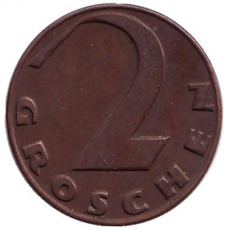 Монета 2 гроша. 1925,29,31 рік, Австрія.(Г) Монета 2 гроша. 1925,29,31 рік, Австрія.(Г)