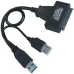 Перехідник SATA 3.0 для під“єднання жорсткого диска (2 штекери USB — штекер SATA) Перехідник SATA 3.0 для під“єднання жорсткого диска (2 штекери USB — штекер SATA)