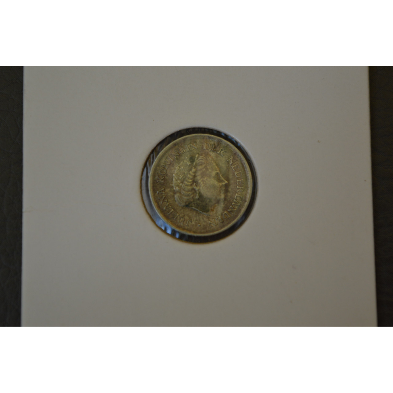 Нідерландська Індія , 1/10 гульдена 1966 р. Срібло