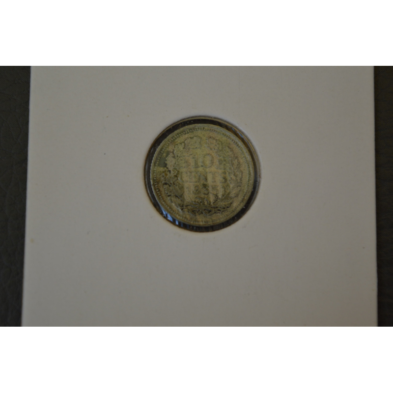 Нідерланди 10 центів 1935 рік ( срібло ) холдер Нідерланди 10 центів 1935 рік ( срібло ) холдер