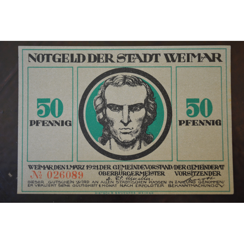 Німеччина Нотгельд 50 Pf 19..р.( 9) Німеччина Нотгельд 50 Pf 19..р.( 9)
