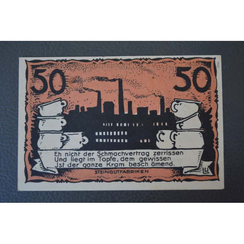 Німеччина Нотгельд 50 Pf 19..р.( 9) Німеччина Нотгельд 50 Pf 19..р.( 9)