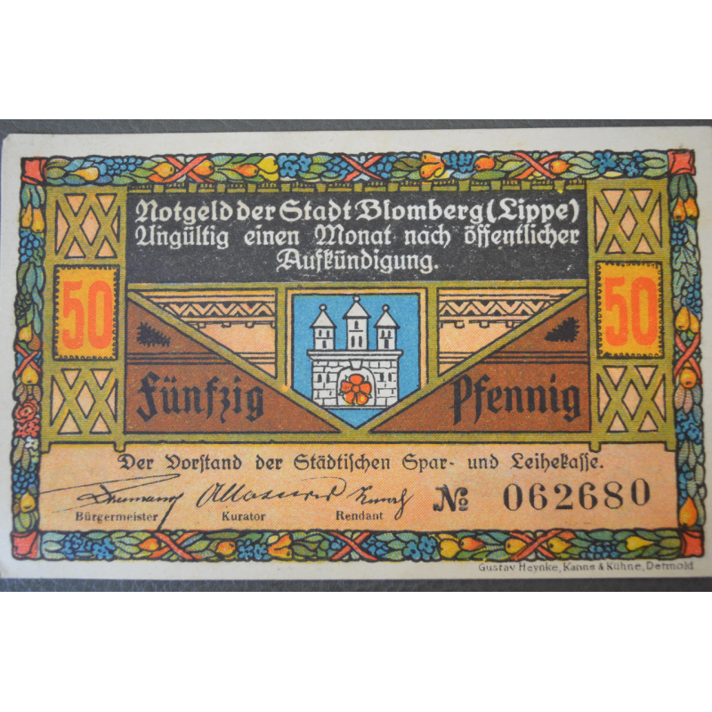 Німеччина Нотгельд 50 Pf 19..р.( 9) Німеччина Нотгельд 50 Pf 19..р.( 9)