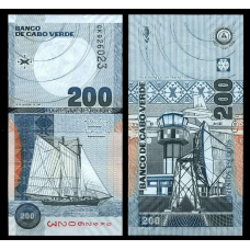 Cape Verde Кабо Верде - 200 Escudos 2005 UNC P. 68