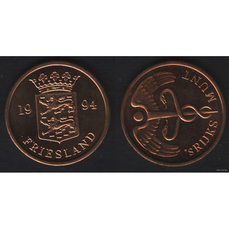 Нідерланди жетон SET - герб 1994 Frіesland Нідерланди жетон SET - герб 1994 Frіesland