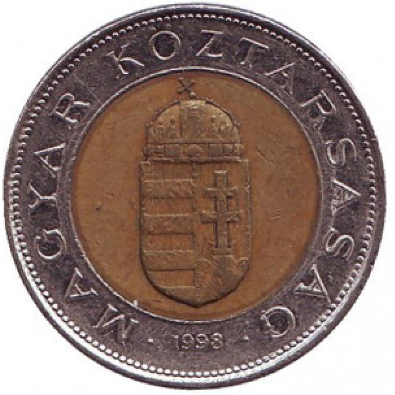 Монета 100 форинтів. 1998 -2019рік, Угорщина.(АЕ) Монета 100 форинтів. 1998 -2019рік, Угорщина.(АЕ)