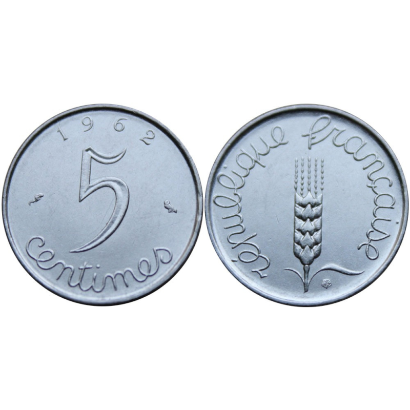 5 сантимів 1962 Франція