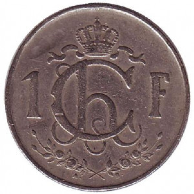 Монета 1 франк. 1953 рік, Люксембург. (АЗ) Монета 1 франк. 1953 рік, Люксембург. (АЗ)