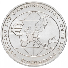 Німеччина 10 euro (євро) 2002 F “Введення Євро“