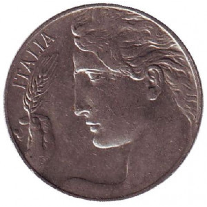 Монета 20 чентезимо. 1910,20,21 рік, Італія. Монета 20 чентезимо. 1910,20,21 рік, Італія.