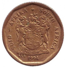 Лілія. Монета 10 центів. 1992,93,94,97 рік, ПАР.(Д)