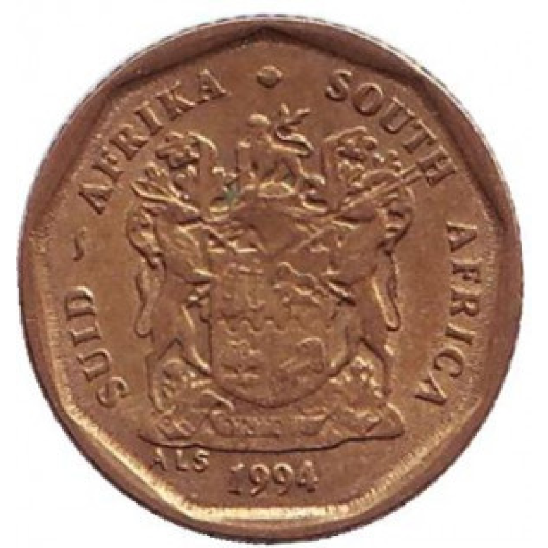 Лілія. Монета 10 центів. 1992,93,94,97 рік, ПАР.(Д) Лілія. Монета 10 центів. 1992,93,94,97 рік, ПАР.(Д)