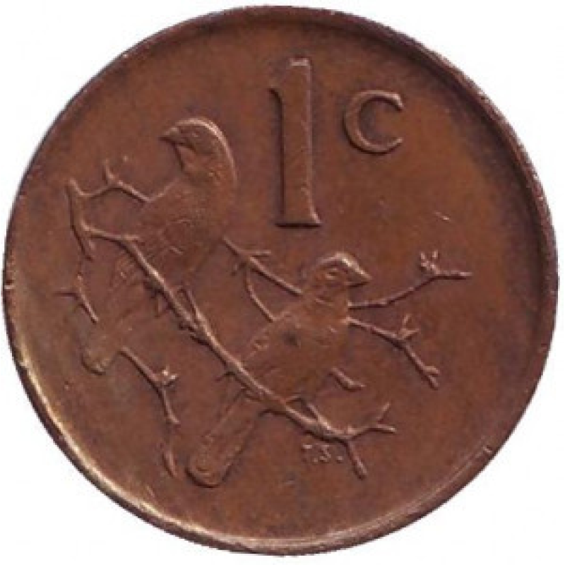 Горобці. Монета 1 цент. 1983,89,70 рік, ПАР.(Д) Горобці. Монета 1 цент. 1983,89,70 рік, ПАР.(Д)