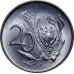ПАР 20 млн, 1965-1969 “SOUTH AFRICA“ (Д) ПАР 20 млн, 1965-1969 “SOUTH AFRICA“ (Д)