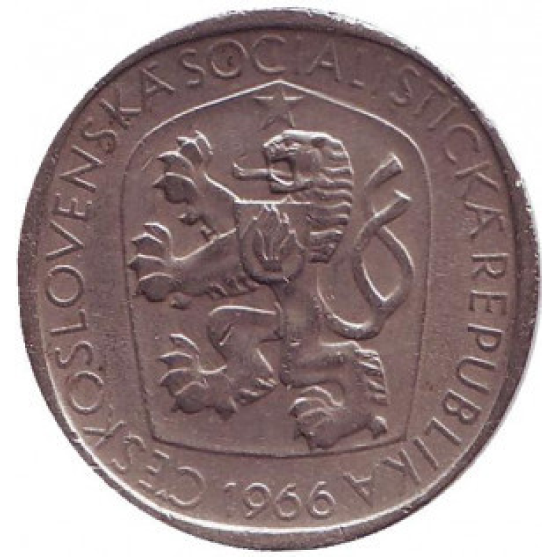 Монета 3 крони. 1966 рік, Чехословаччина.(БЖ) Монета 3 крони. 1966 рік, Чехословаччина.(БЖ)