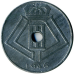 Бельгія 10 сантимів, 1946 Напис — “BELGIE — BELGIQUE“ Бельгія 10 сантимів, 1946 Напис — “BELGIE — BELGIQUE“